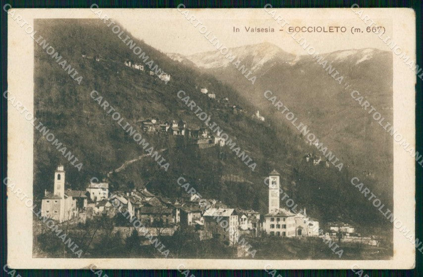 Vercelli Boccioleto Valsesia Zanfa cartolina RT3214 – fronte