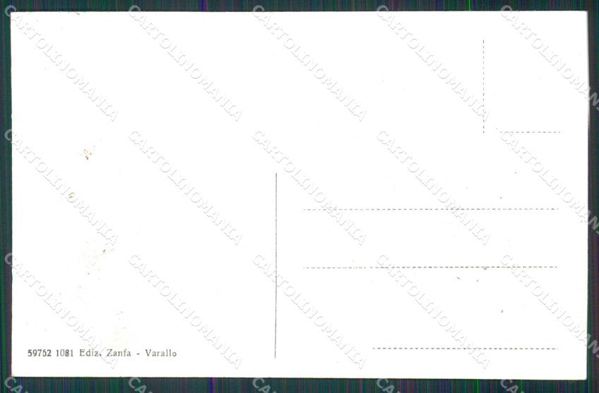 Vercelli Cervatto Valsesia Zanfa cartolina RT3215 – retro