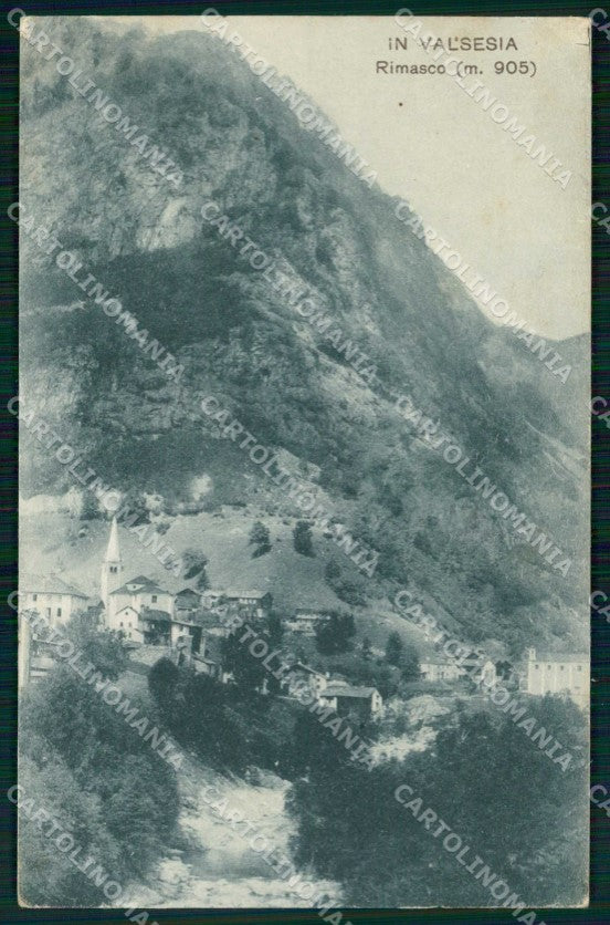 Vercelli Rimasco Valsesia Zanfa cartolina RT3216 – fronte