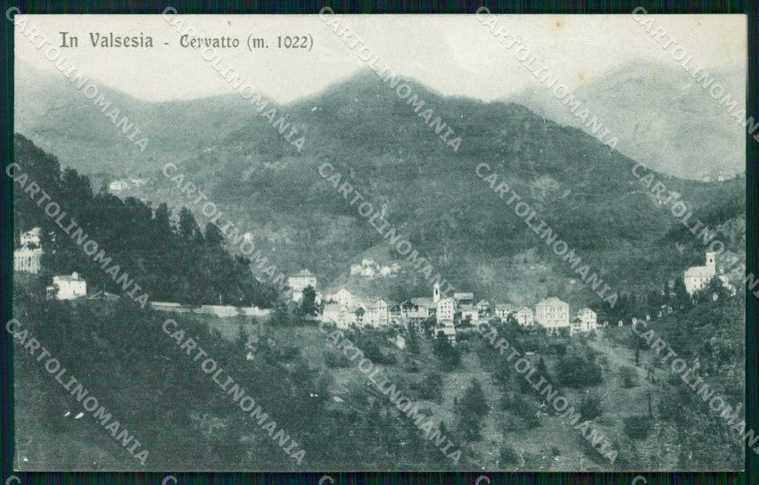 Vercelli Cervatto Valsesia Zanfa cartolina RT3224 – fronte