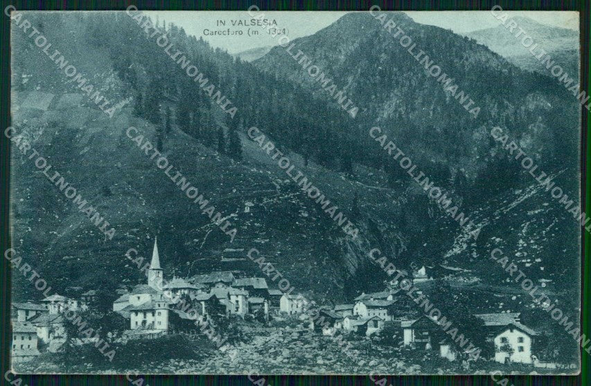 Vercelli Carcoforo Valsesia Zanfa cartolina RT3226 – fronte