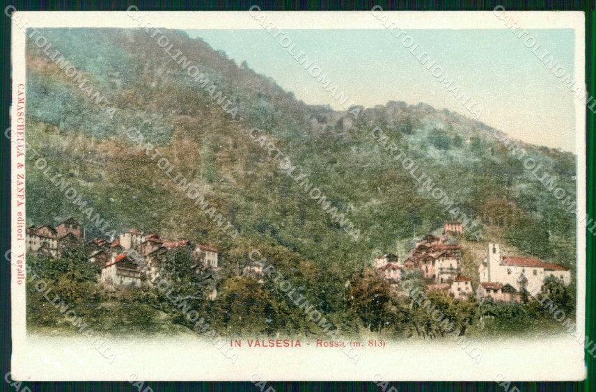 Vercelli Boccioleto Cerva di Rossa Valsesia Zanfa cartolina RT3227 – fronte