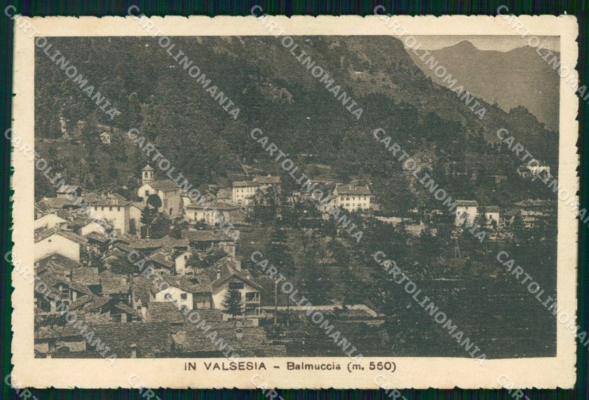 Vercelli Balmuccia Valsesia Zanfa cartolina RT3228 – fronte