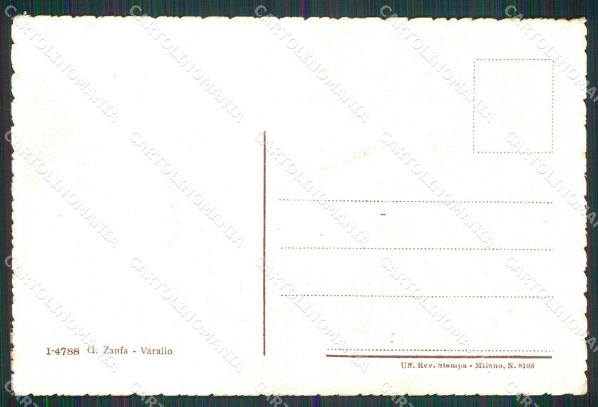 Vercelli Balmuccia Valsesia Zanfa cartolina RT3228 – retro