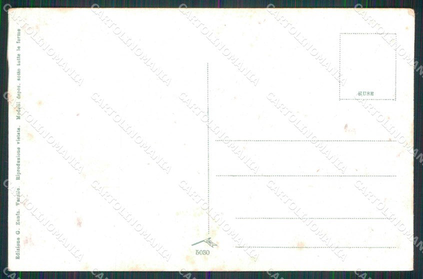 Vercelli Riva Valdobbia Valsesia Costumi Zanfa cartolina RT3254 – retro