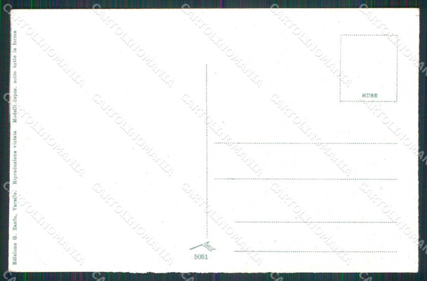 Vercelli Scopello Valsesia Costumi cartolina RT3255 – retro