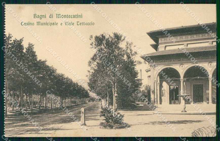 Pistoia Montecatini Terme Casinò Municipale Viale Tettuccio cartolina RT3257 – fronte