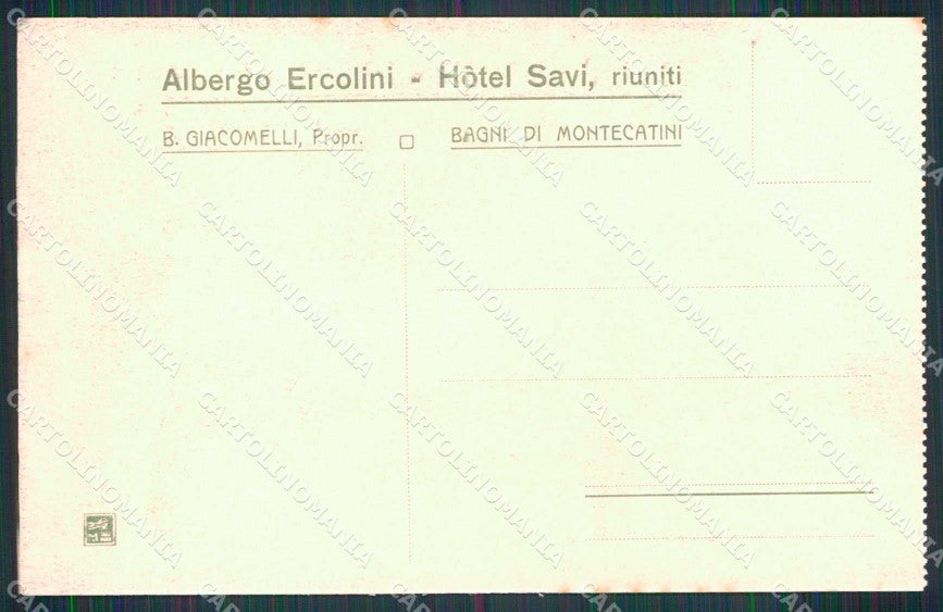 Pistoia Montecatini Terme Casinò Municipale cartolina RT3259 – retro