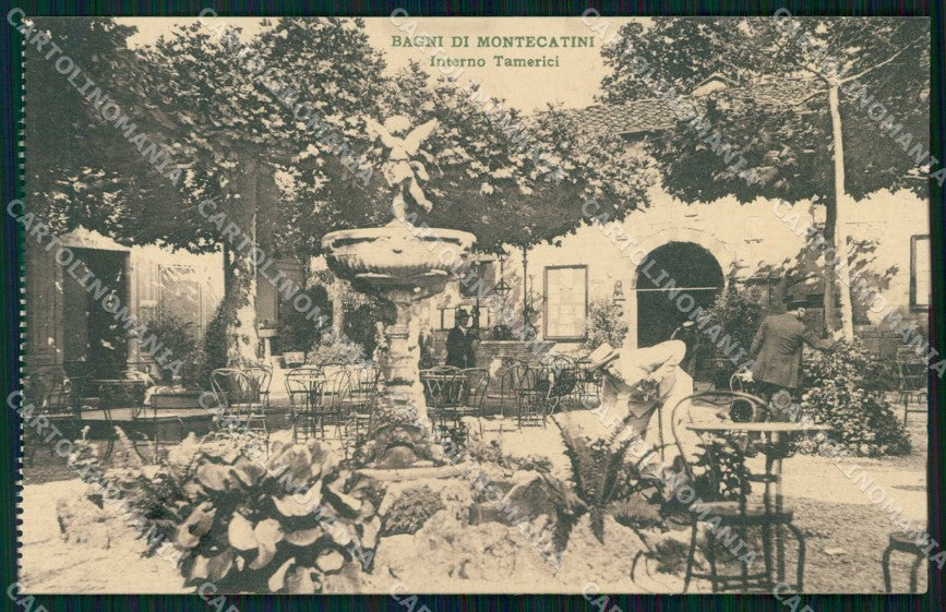 Pistoia Montecatini Terme Interno Tamerici cartolina RT3260 – fronte