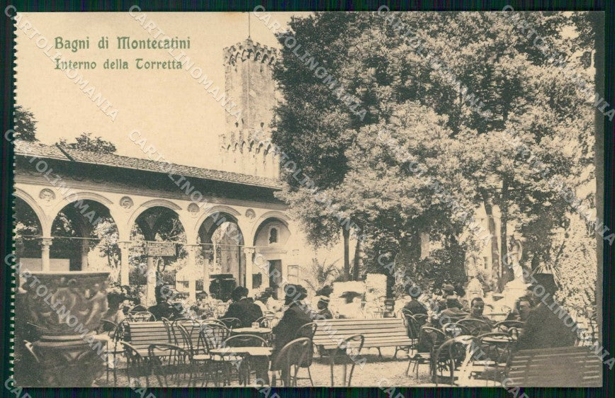 Pistoia Montecatini Terme Interno della Torretta cartolina RT3264 – fronte