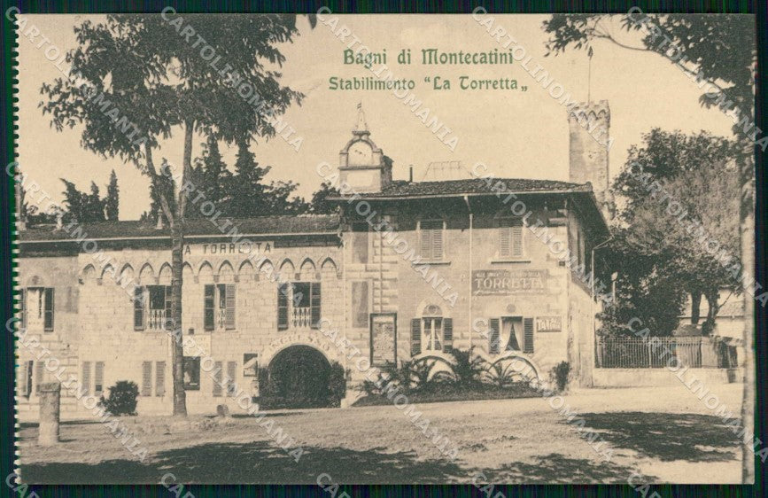 Pistoia Montecatini Terme Stabilimento La Torretta cartolina RT3265 – fronte