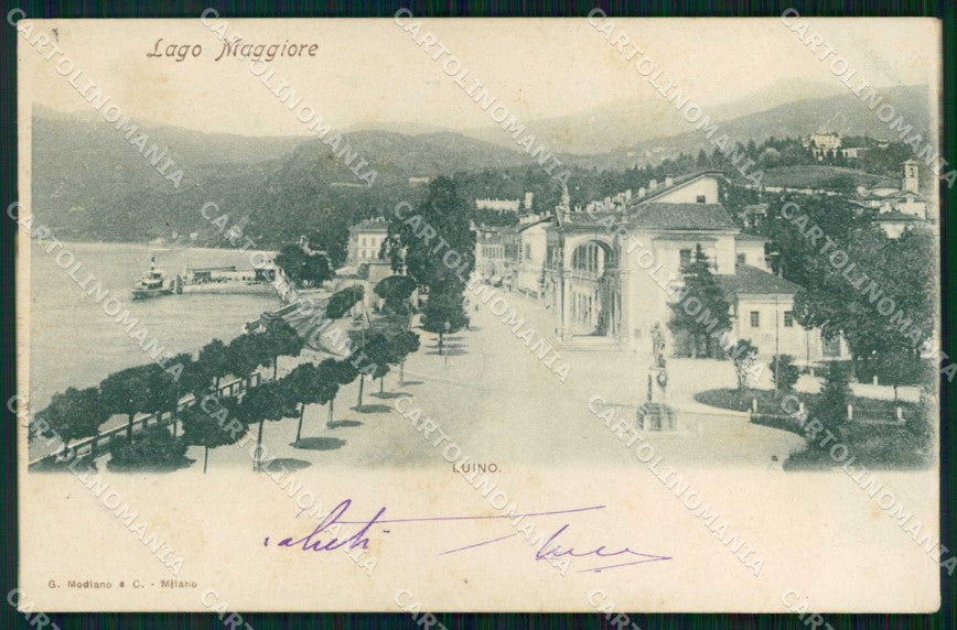 Varese Luino Lago Maggiore Piroscafo Modiano cartolina RT3269 – fronte