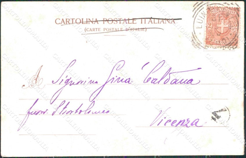 Varese Luino Lago Maggiore Piroscafo Modiano cartolina RT3269 – retro