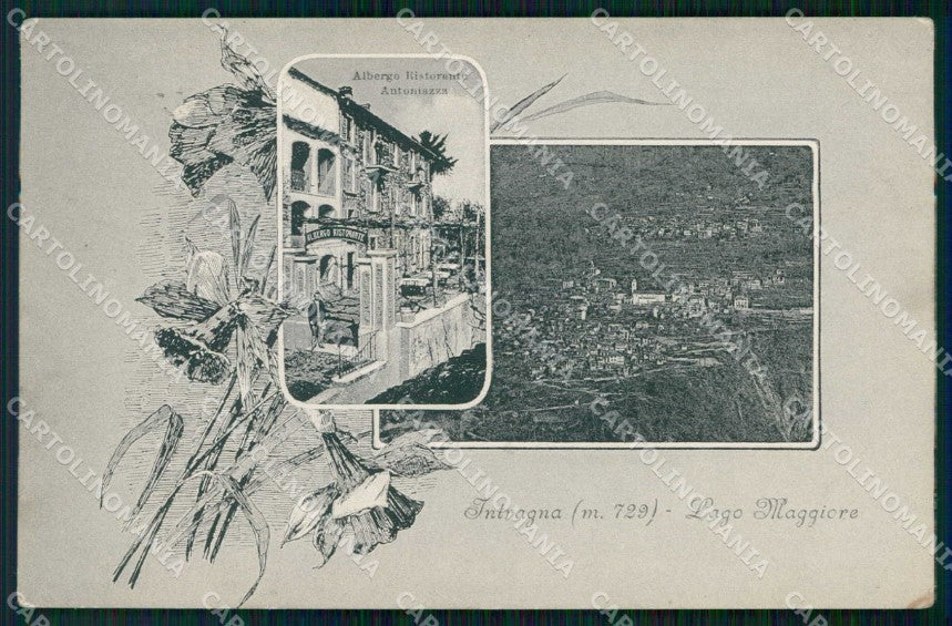 Verbania Intragna Lago Maggiore Albergo Ristorante Antoniazza cartolina RT3284 – fronte