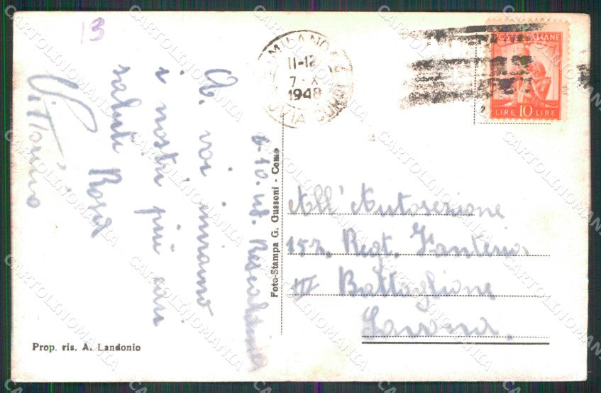 Milano Rescaldina ABRASA cartolina RT3293 – retro