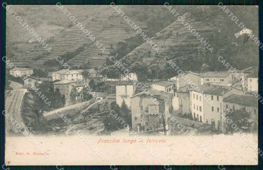 Pistoia Pracchia Lungo la Ferrovia ABRASA cartolina RT3313 – fronte