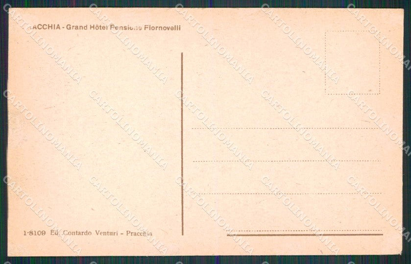 Pistoia Pracchia Grand Hotel Pensione Fiornovelli cartolina RT3315 – retro