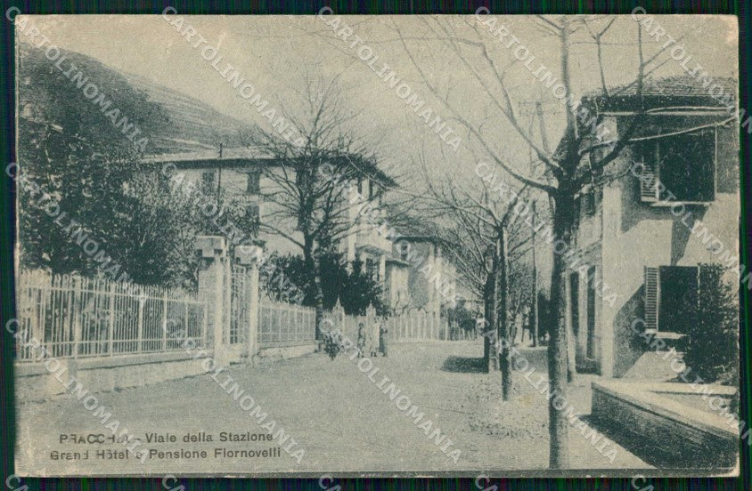 Pistoia Pracchia Viale della Stazione Grand Hotel Fiornovelli cartolina RT3320 – fronte