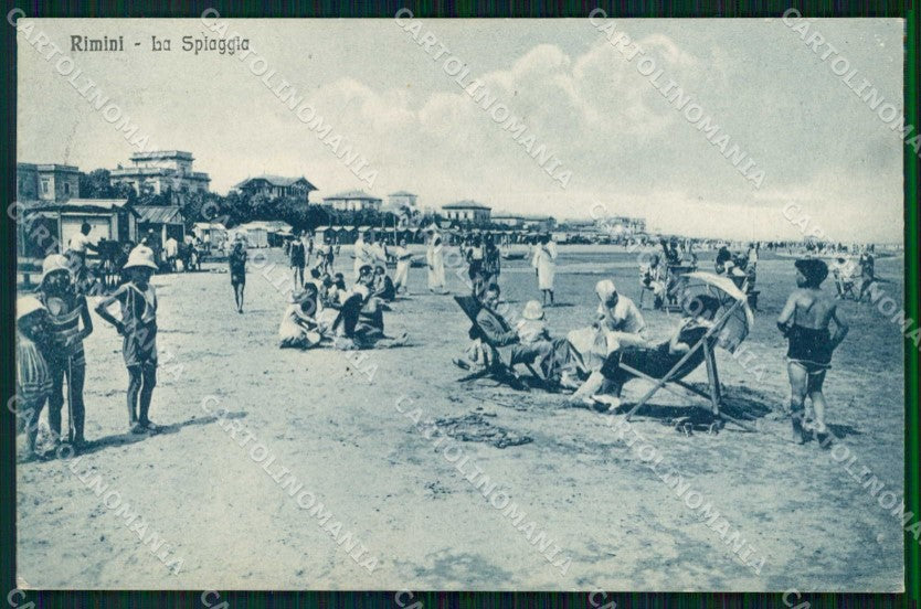 Rimini Città Spiaggia cartolina RT3338 – fronte