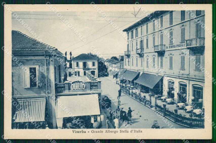Rimini Viserba Grande Albergo Stella d'Italia cartolina RT3339 – fronte