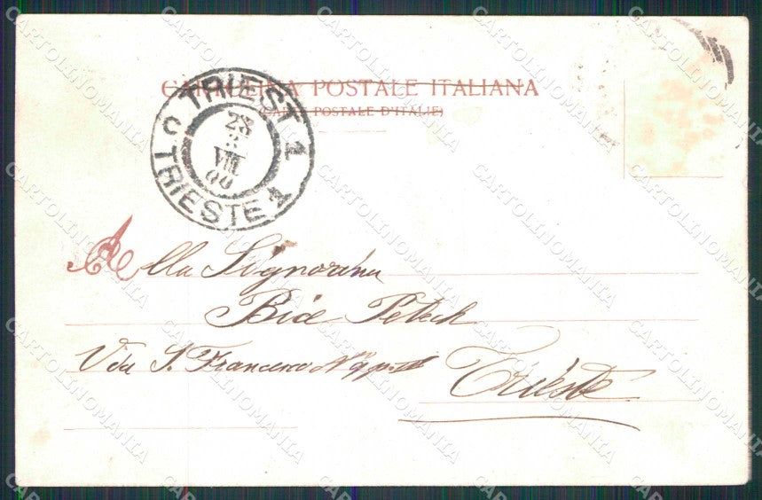 Milano Città Macchiette Milanesi Modiano ABRASA cartolina RT3349 – retro