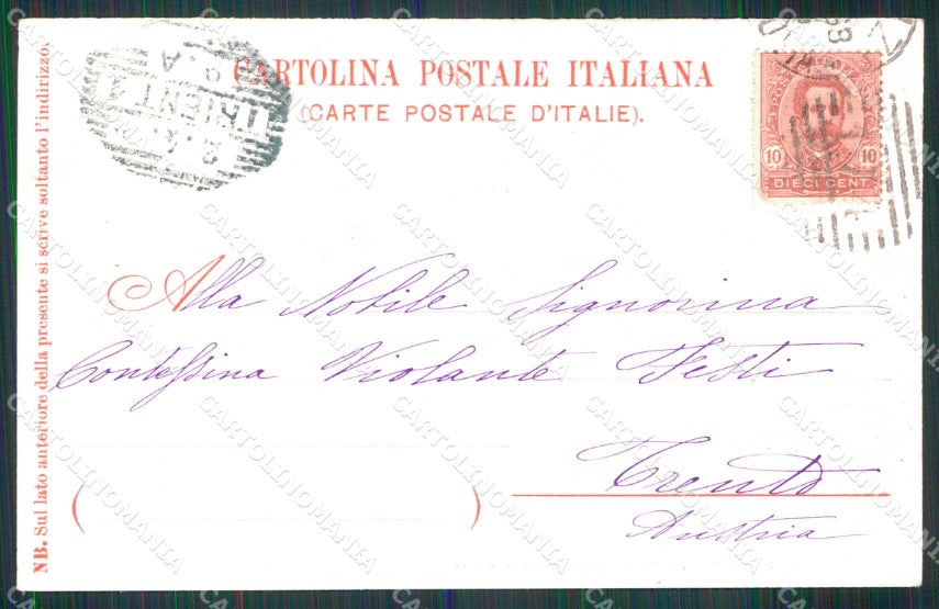 Firenze Città Saluto da Scoppio Carro Sabato Santo cartolina RT3372 – retro