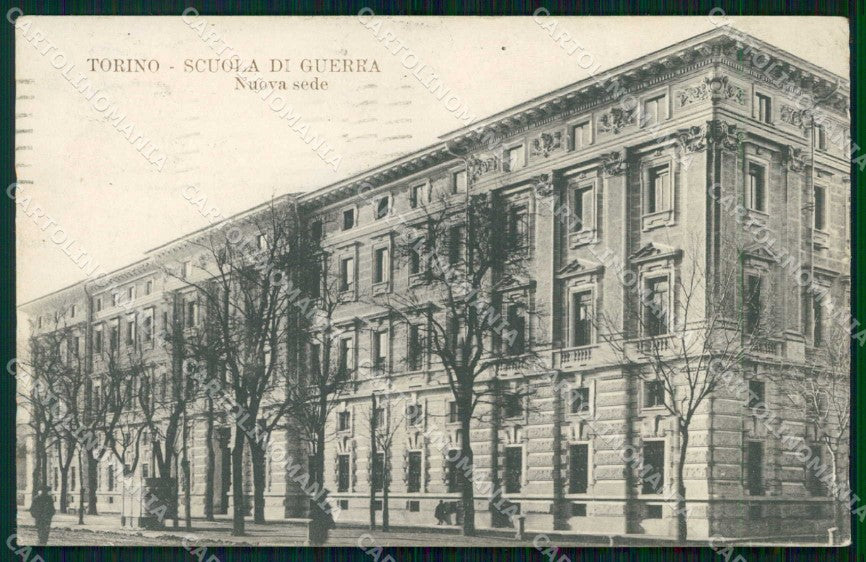 Torino Città Scuola di Guerra Nuova Sede cartolina RT3376 – fronte