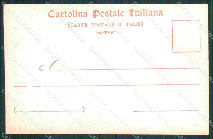 Roma Nettuno Poligono d'Artiglieria Ufficiali Militari cartolina RT3380 – retro