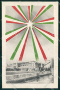 Trieste Città Nuova Stazione Tricolore cartolina RT3384 – fronte