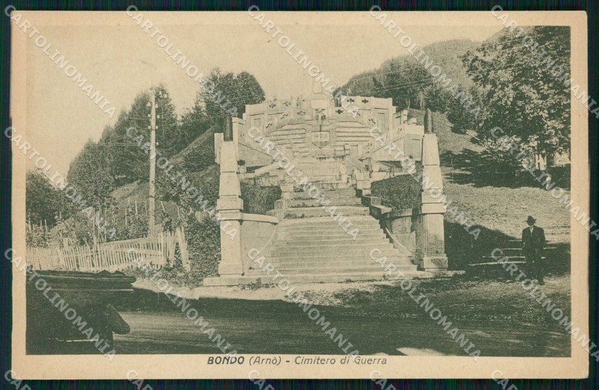 Trento Bondo Cimitero di Guerra cartolina RT3395 – fronte