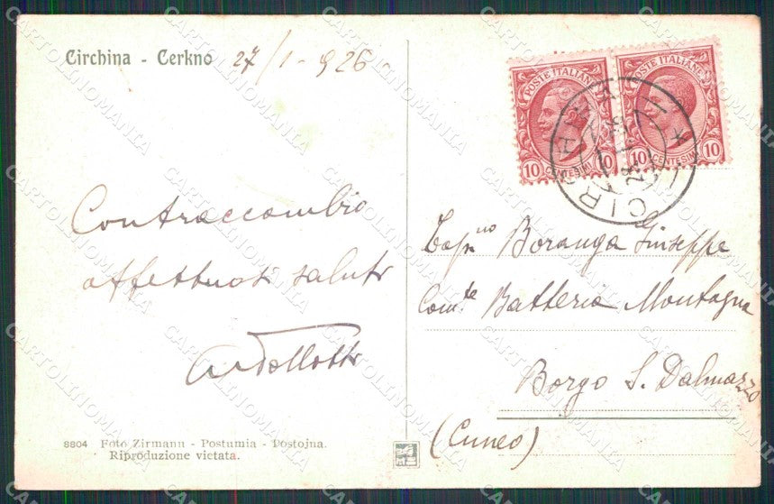 Slovenia Circhina cartolina RT3409 – retro