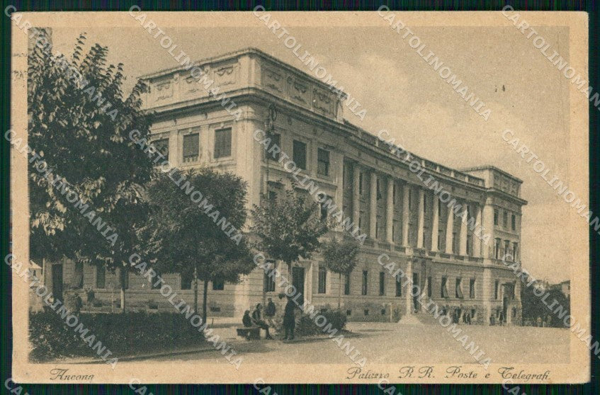 Ancona Città Palazzo Poste Telegrafi cartolina RT3415 – fronte