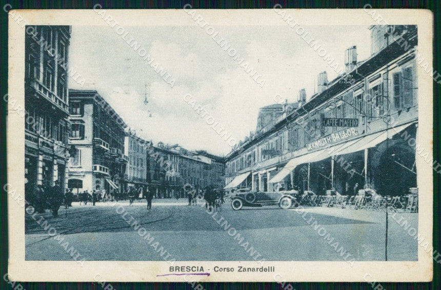 Brescia Città Corso Zanardelli Automobile cartolina RT3418 – fronte