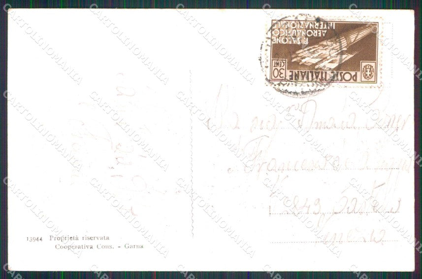 Belluno Pieve d'Alpago Garna Saluti da Gruppo Ontander cartolina RT3426 – retro