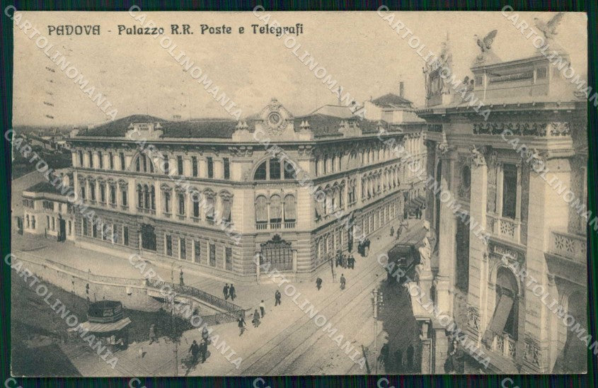 Padova Città Palazzo Poste Telegrafi cartolina RT3436 – fronte