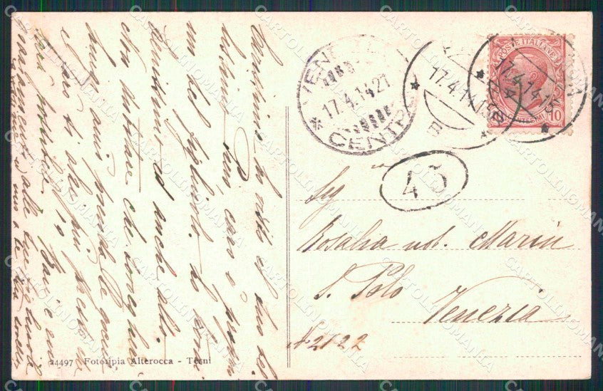 Padova Città Nuovo Palazzo delle Poste Alterocca 24497 cartolina RT3437 – retro