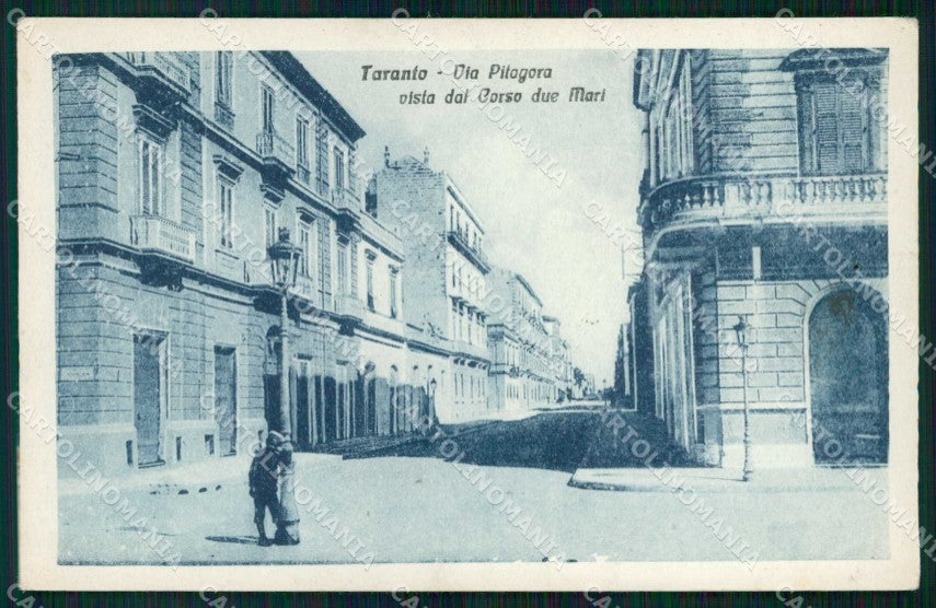Taranto Città Via Pitagora Vista dal Corso due Mari cartolina RT3448 – fronte