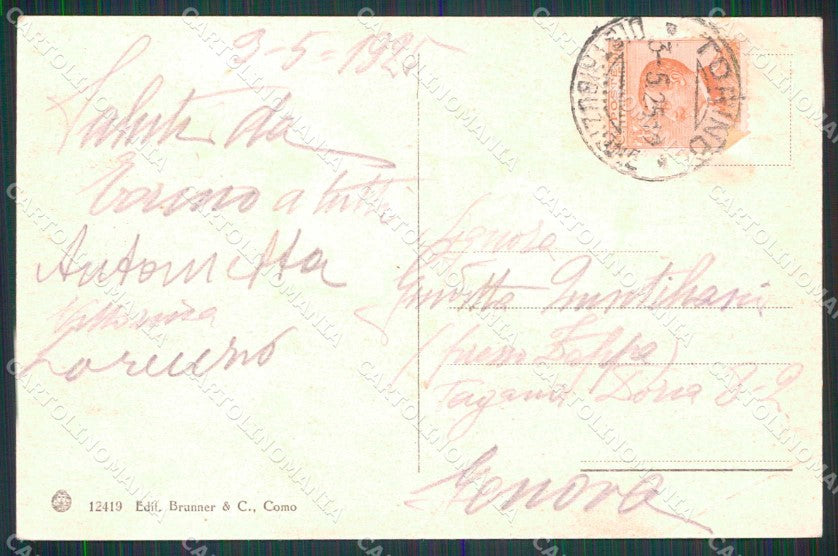 Torino Città Stazione di Porta Nuova Tram Brunner 12419 cartolina RT3478 – retro