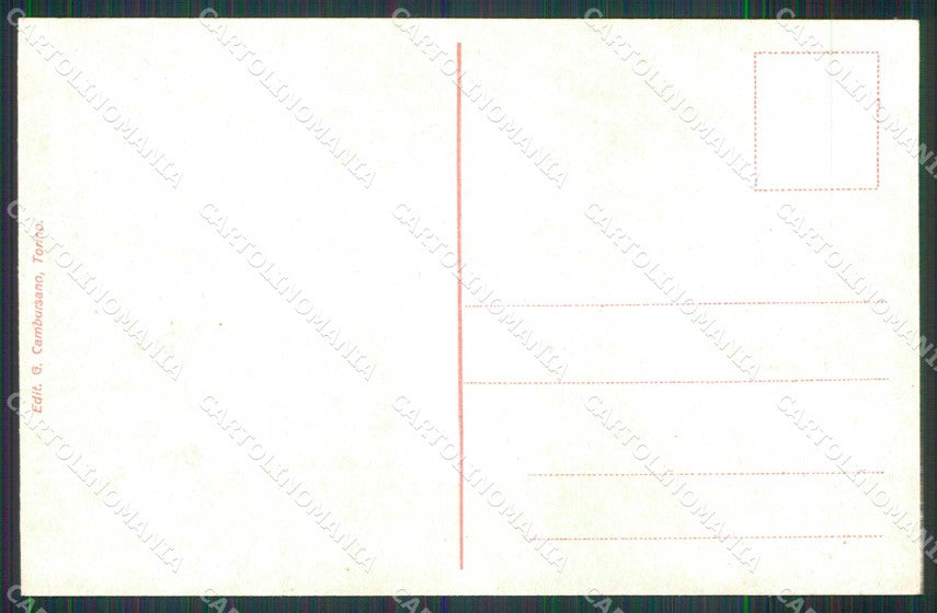 Torino Città Monumento Garibaldi Monte dei Cappuccini Foto cartolina RT3514 – retro