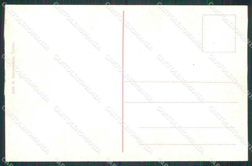 Torino Città Castello Villaggio Medioevale al Valentino Foto cartolina RT3515 – retro