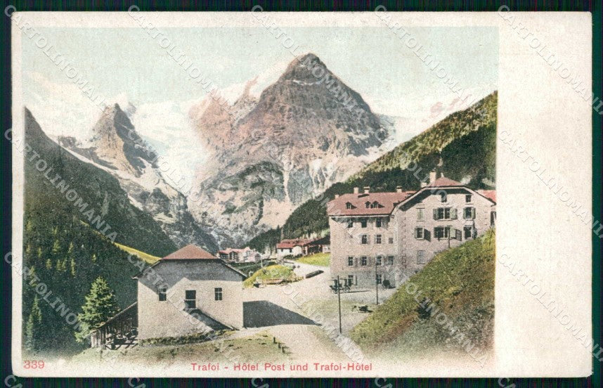Bolzano Stelvio Trafoi Hotel Post cartolina RT3527 – fronte