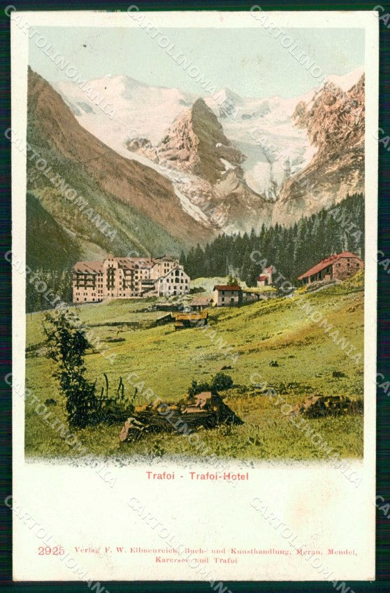 Bolzano Stelvio Trafoi Hotel cartolina RT3529 – fronte
