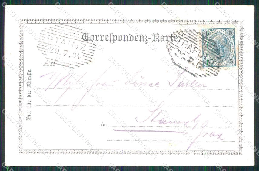 Bolzano Stelvio Trafoi Saluti da Hotel Neue Post cartolina RT3534 – retro