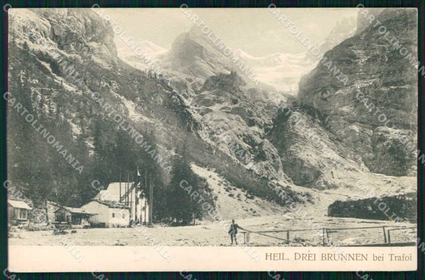 Bolzano Stelvio Trafoi Tre Pozzi cartolina RT3535 – fronte
