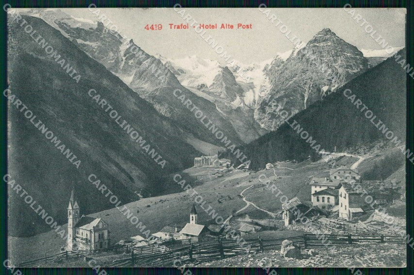 Bolzano Stelvio Trafoi Hotel Alte Post cartolina RT3543 – fronte