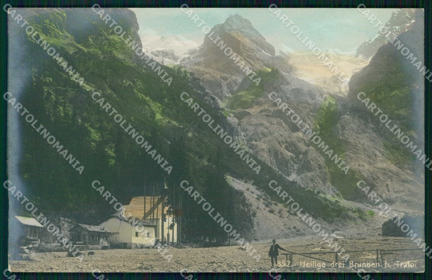 Bolzano Stelvio Trafoi Tre Pozzi Foto cartolina RT3546 – fronte