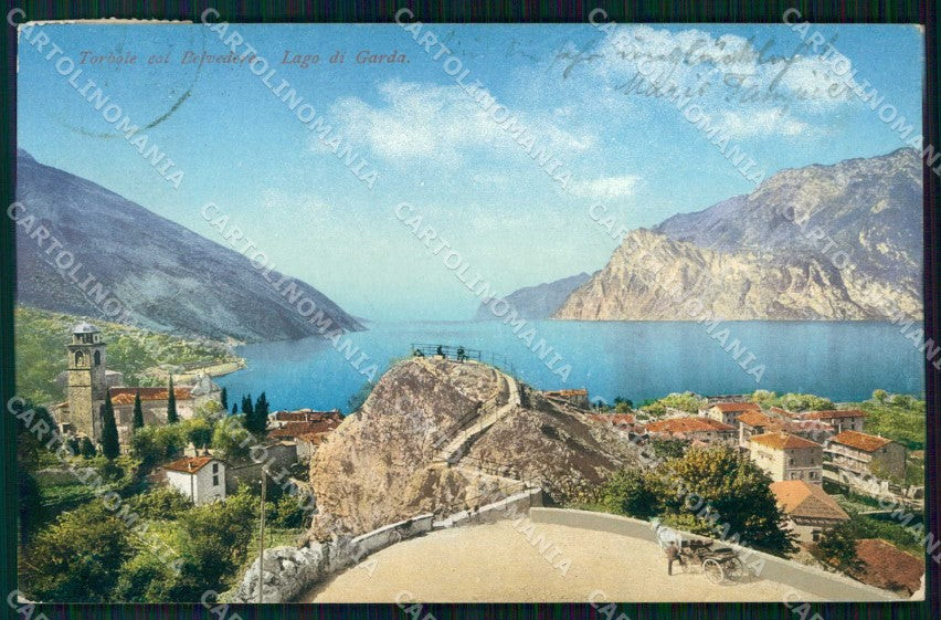 Trento Torbole Lago di Garda Belvedere cartolina RT3549 – fronte
