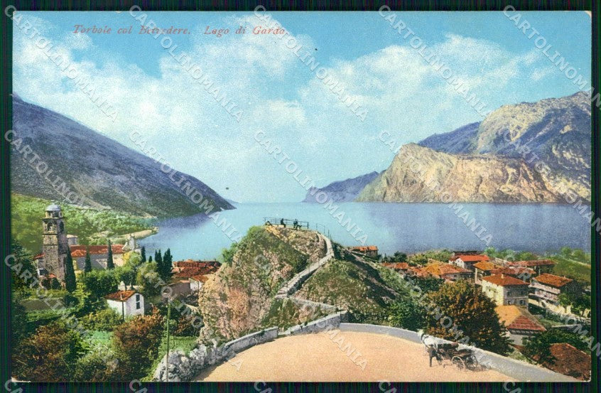 Trento Torbole Lago di Garda Belvedere cartolina RT3553 – fronte
