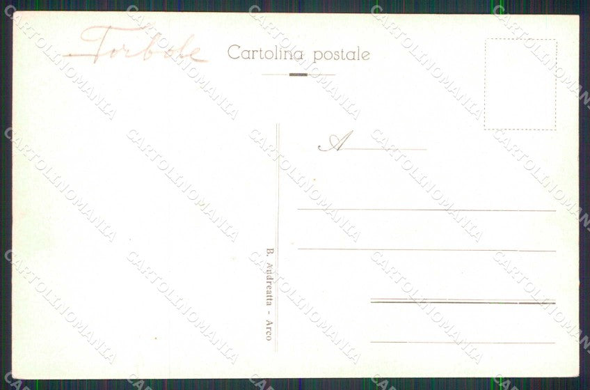 Trento Torbole Lago di Garda cartolina RT3554 – retro