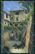 Trento Torbole Cortile cartolina RT3565 – fronte